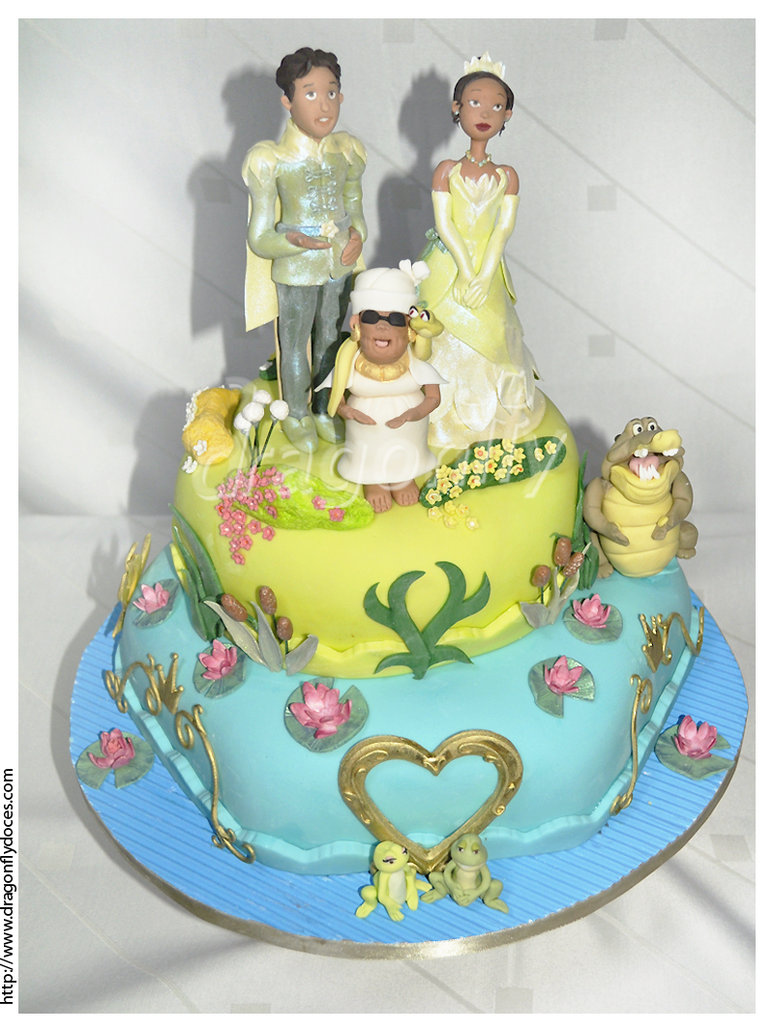 Tiana Princess and the Frog Cake