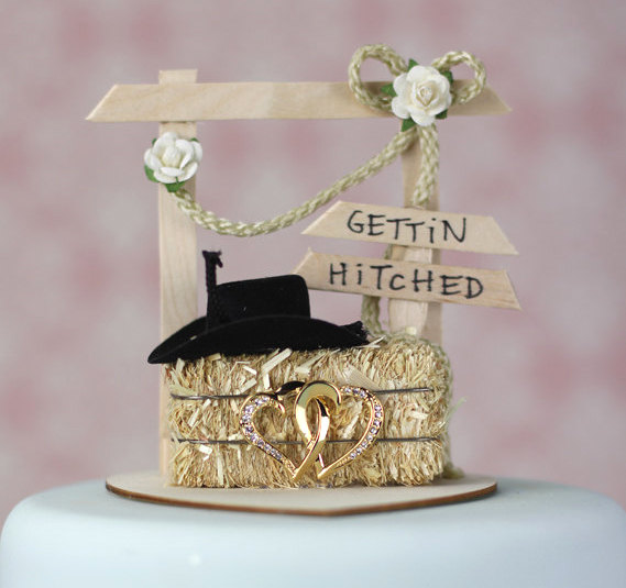 Western Wedding Cake Topper