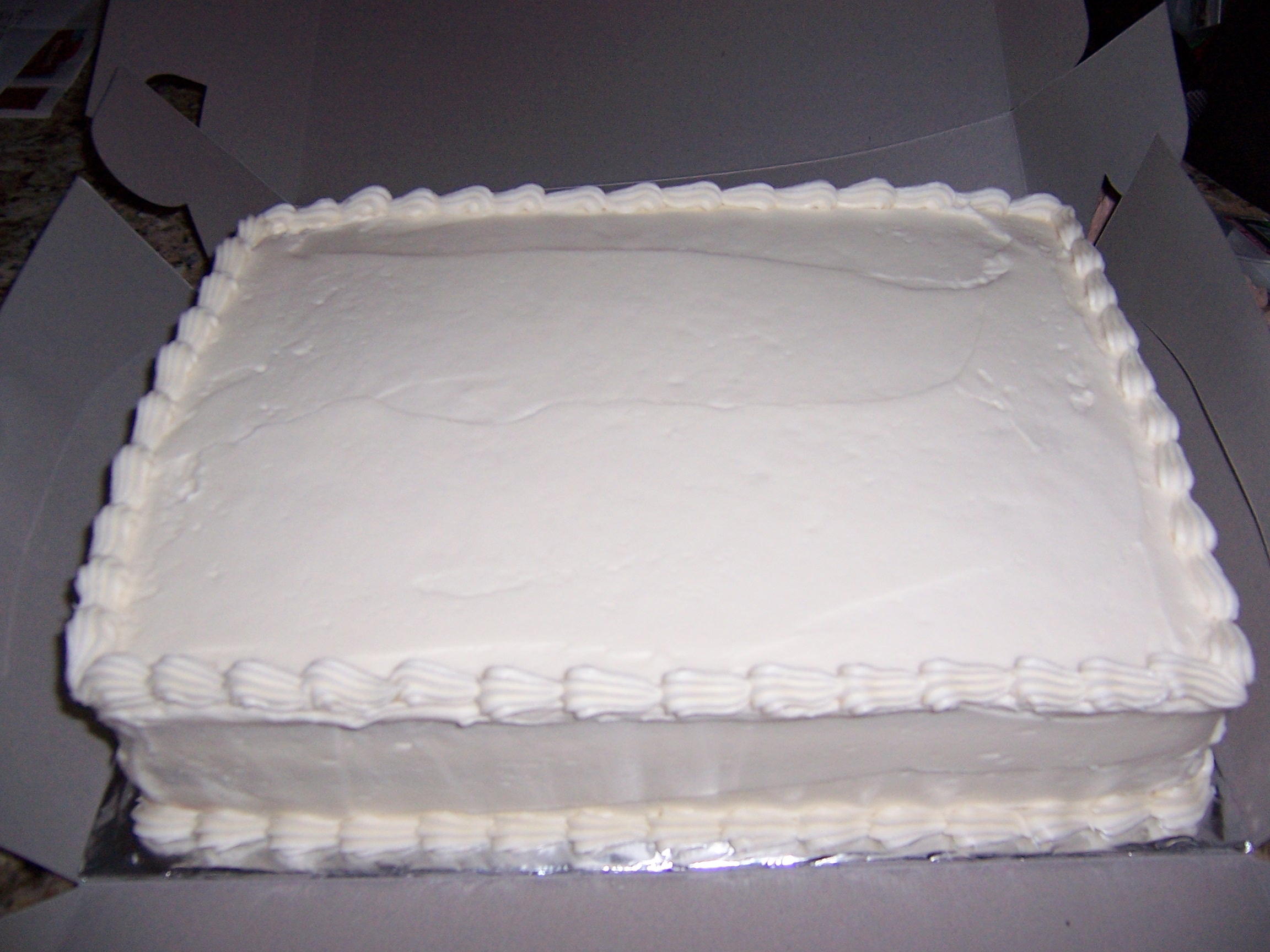 12 Photos of White Sheet Birthday Cakes