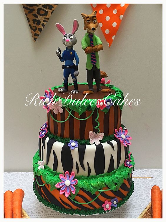 Zootopia Cake