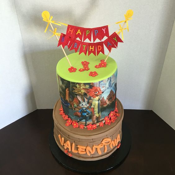 Zootopia Cake