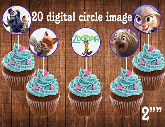 Zootopia Cupcakes