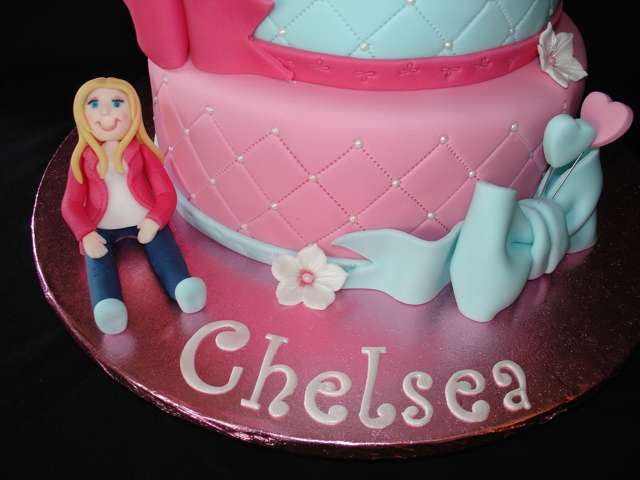 18th Birthday Fondant Cake