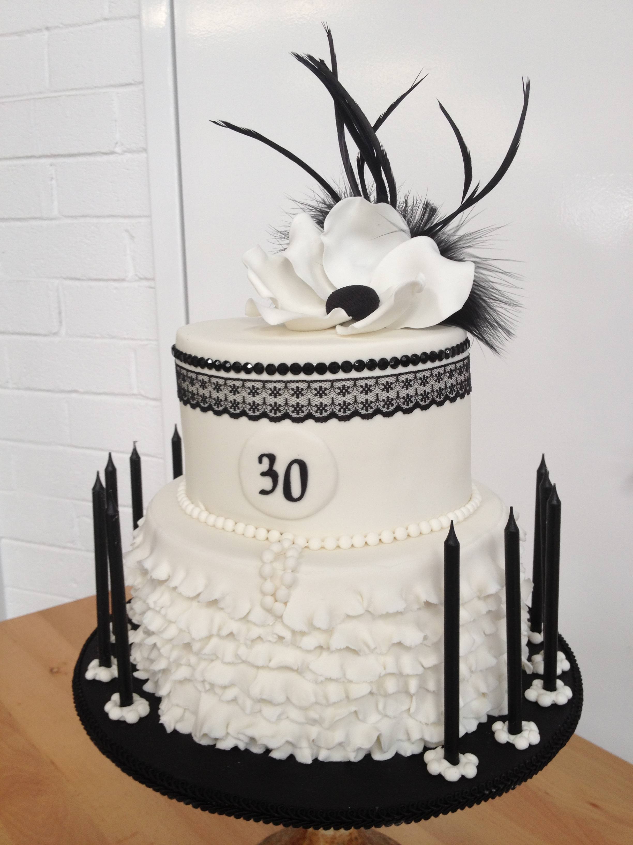 1920s Birthday Cake