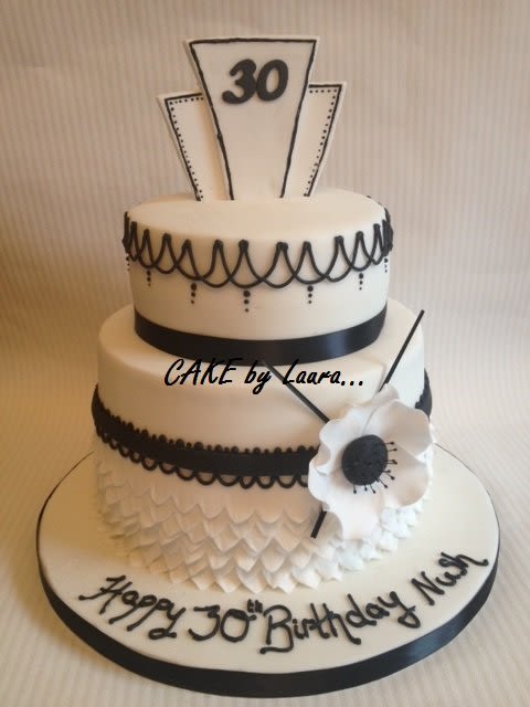 1920s Birthday Cake