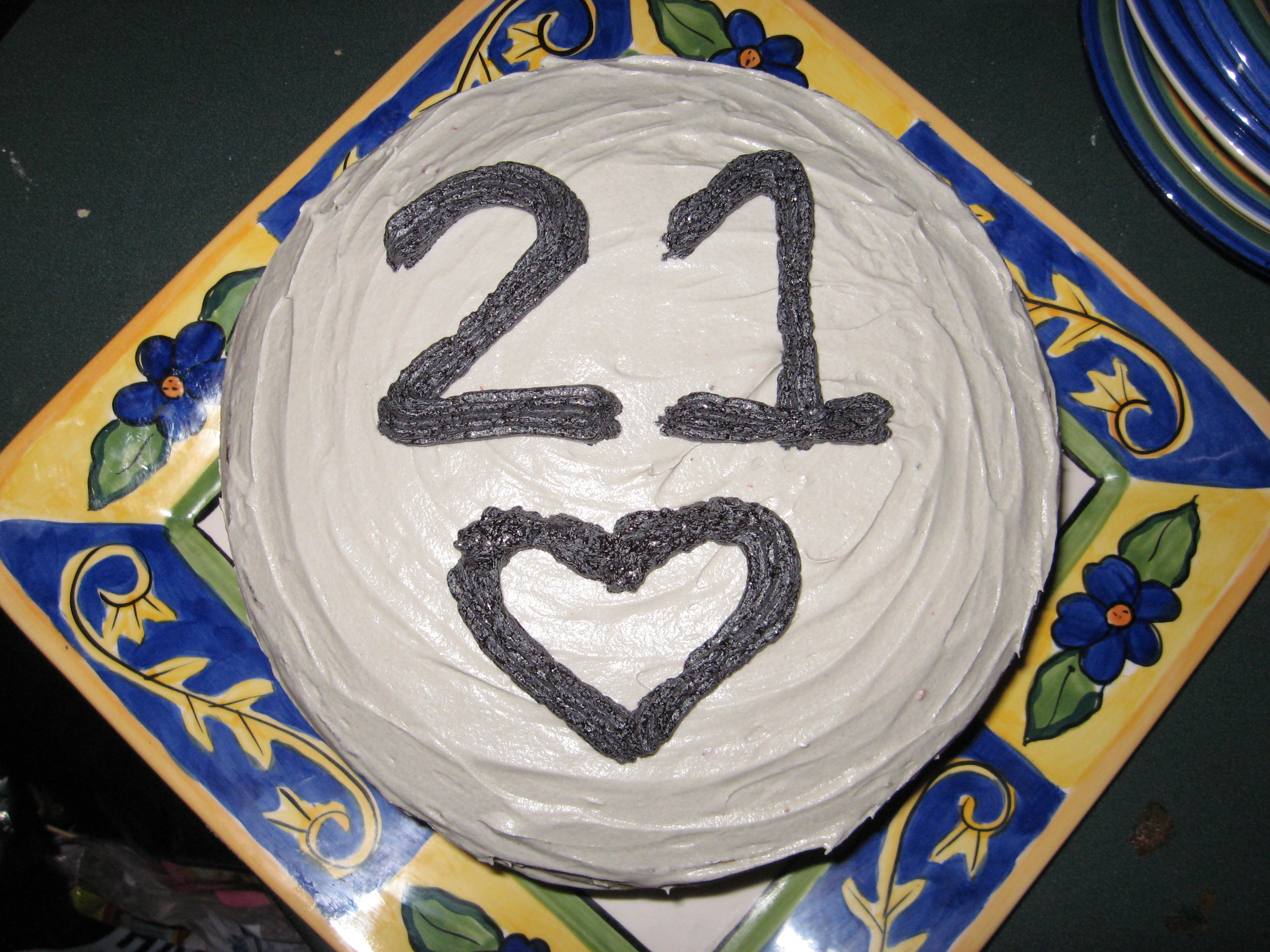 21st Birthday Cake