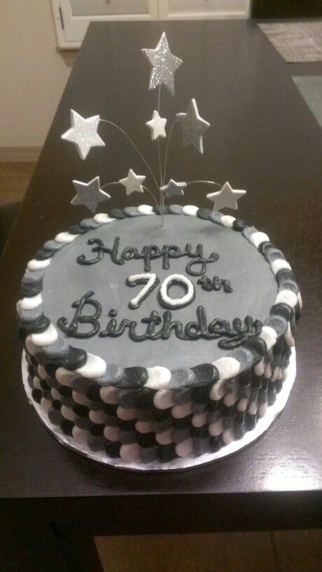 70th Birthday Cake Ideas