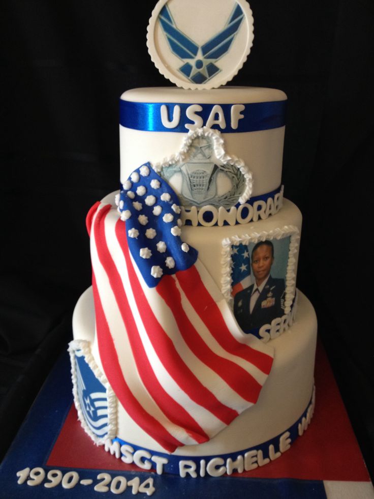 Air Force Retirement Cake