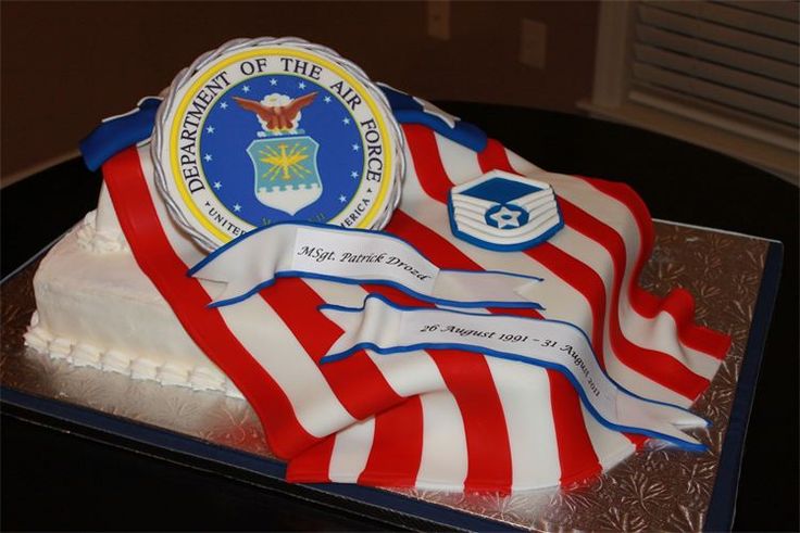 Air Force Retirement Cake