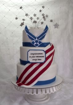 Air Force Retirement Cake