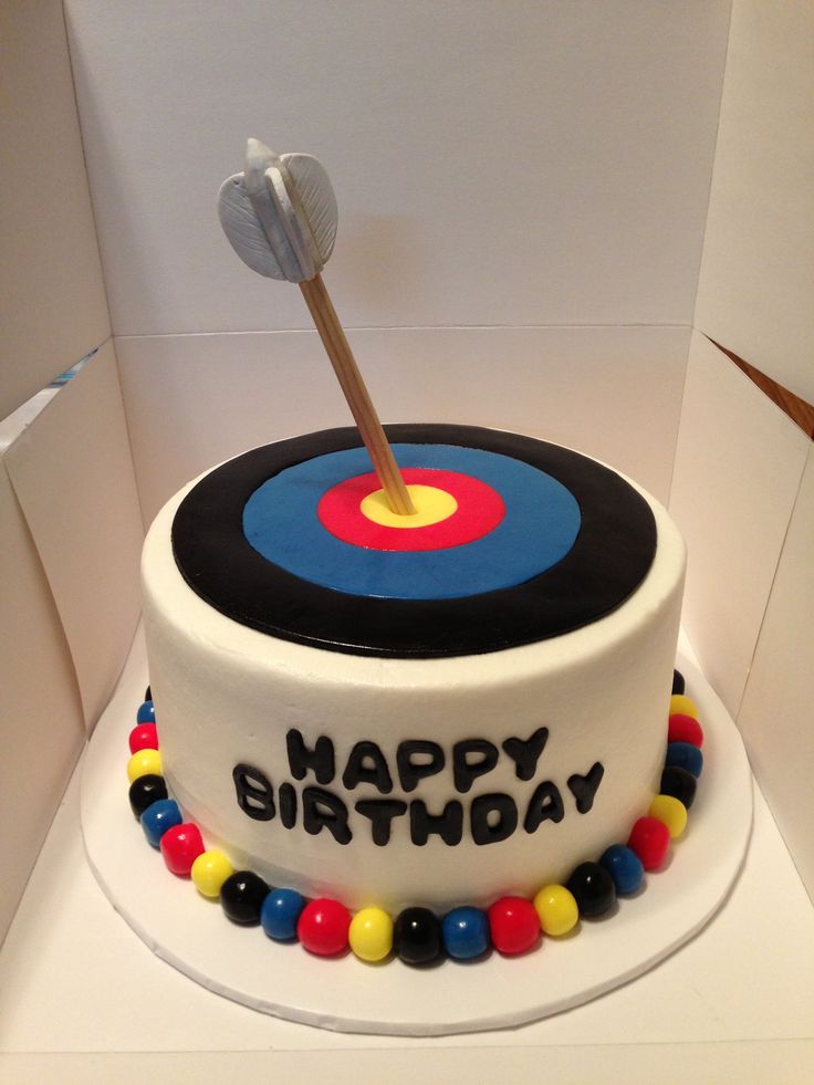 Archery Target Cake