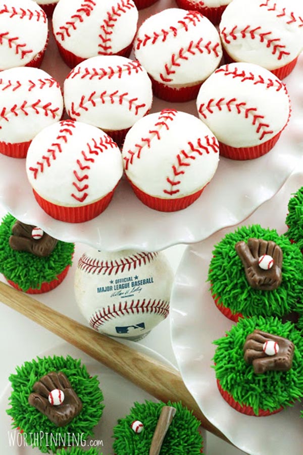 Baseball Cupcakes