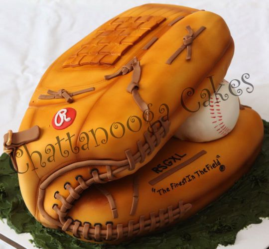 Baseball Glove Cake