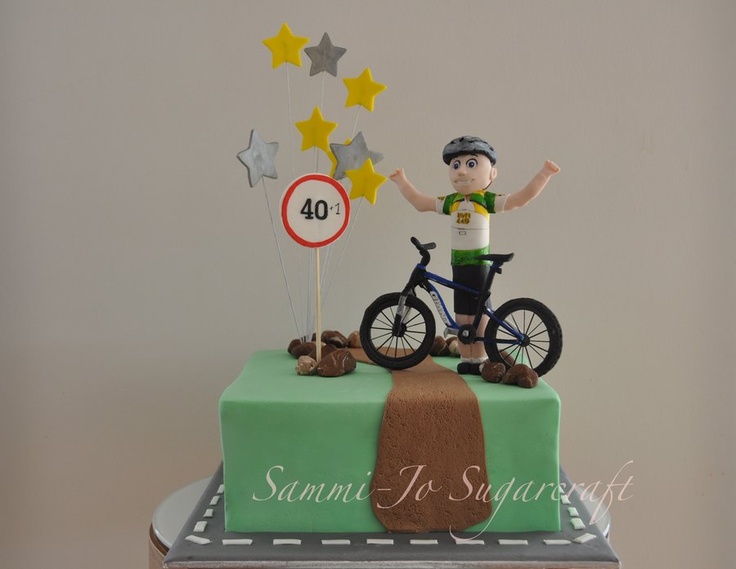 Bicycle Birthday Cake