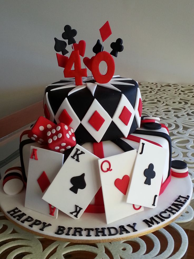 Birthday Cakes Playing Cards