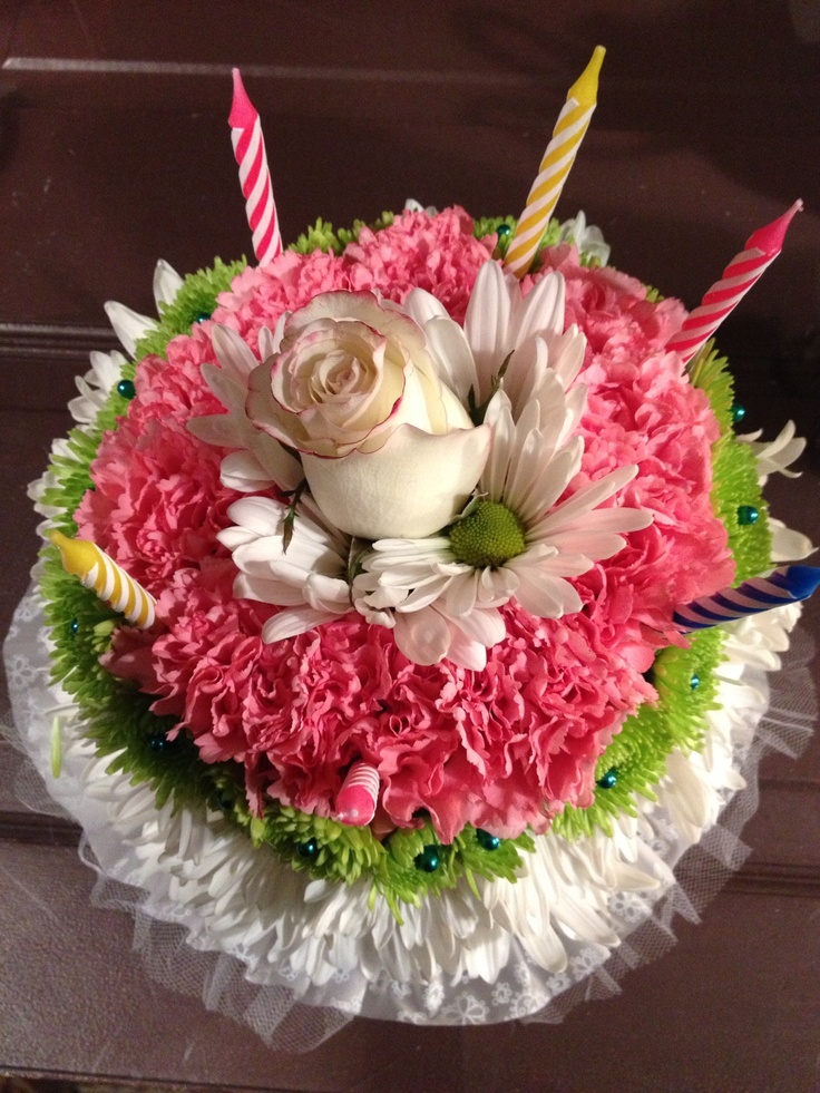 Birthday Cakes with Real Flowers