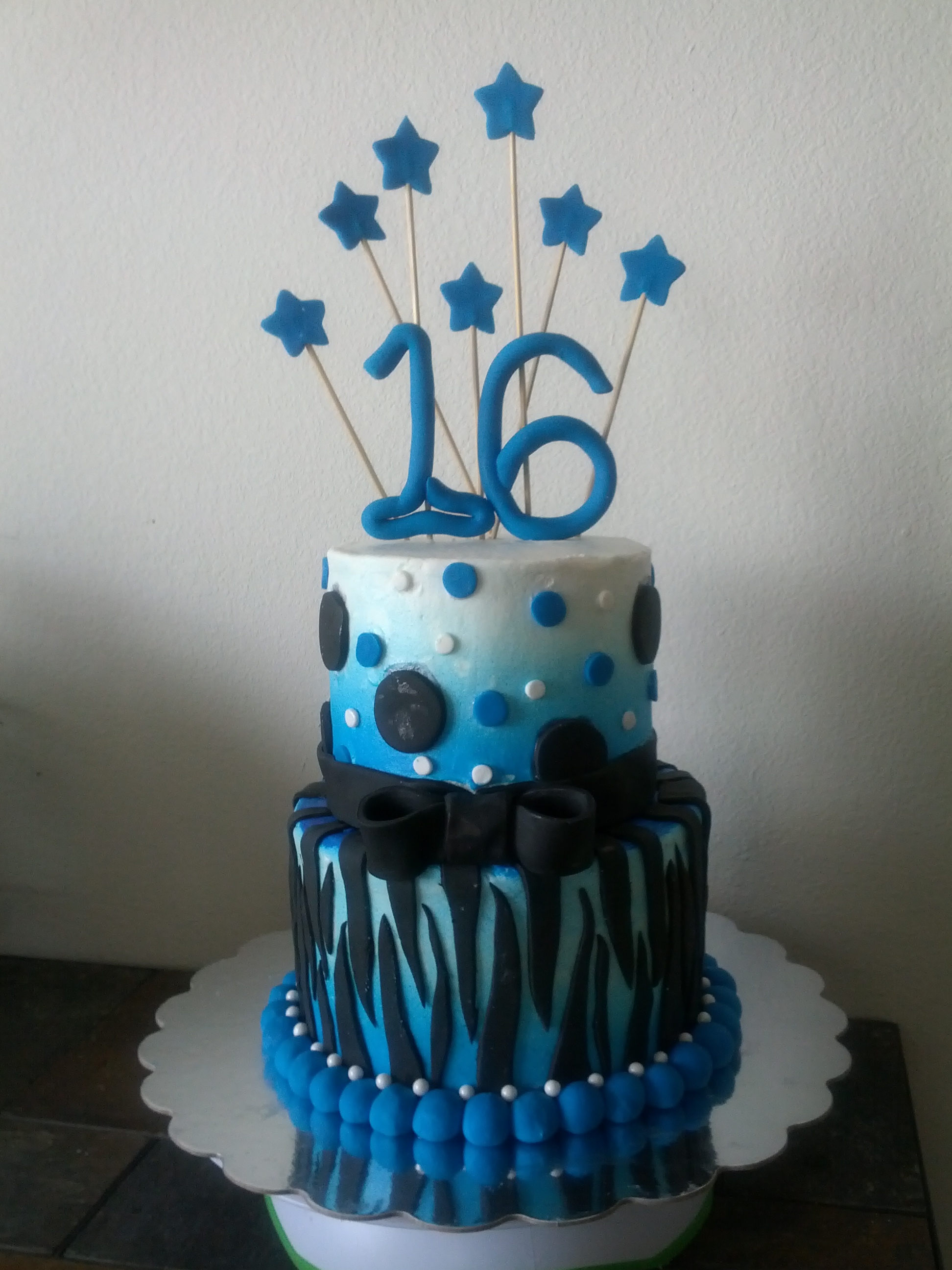 Boy 16th Birthday Cake