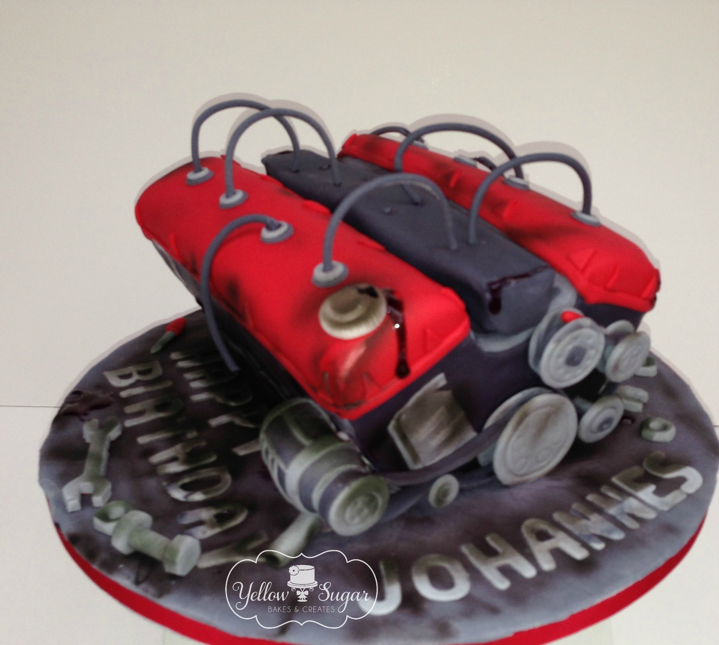 Car Mechanic Birthday Cake