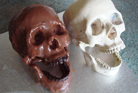 5 Photos of 3D Skull Birthday Cakes