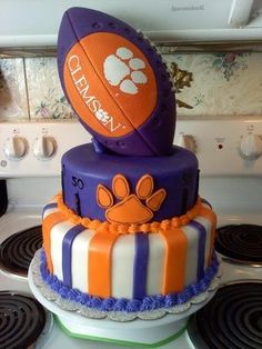 Clemson Football Cake