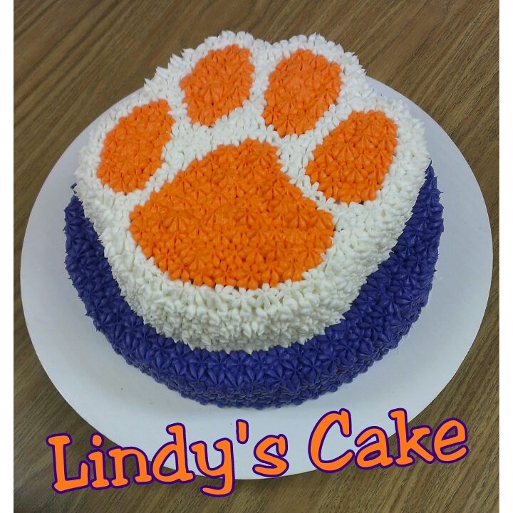 Clemson Tigers Birthday Cake