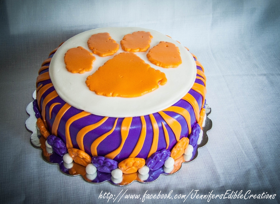 Clemson Tigers Birthday Cake