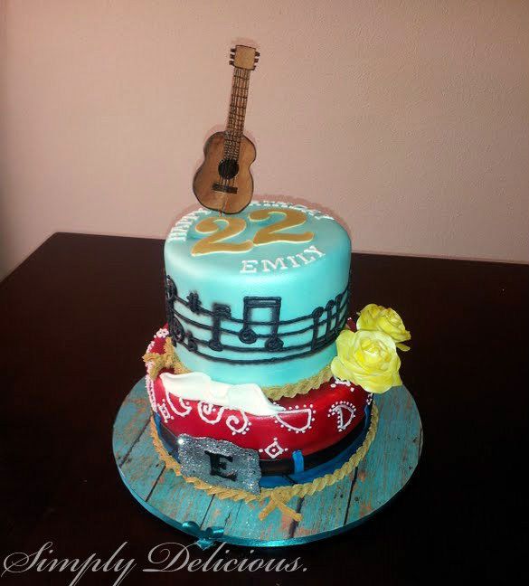 12 Photos of Country Themed Birthday Cakes