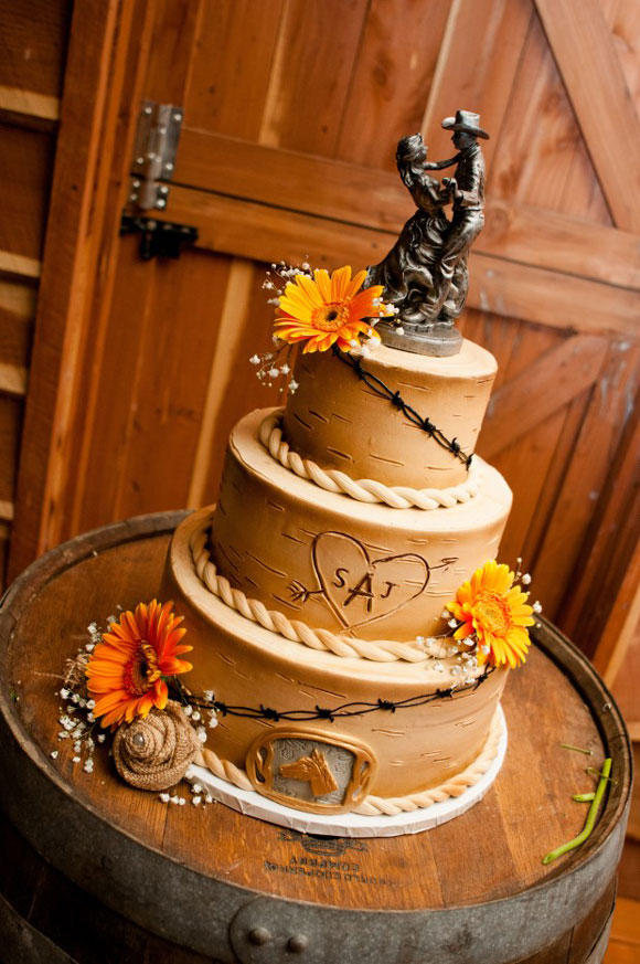 Country Western Wedding Cakes