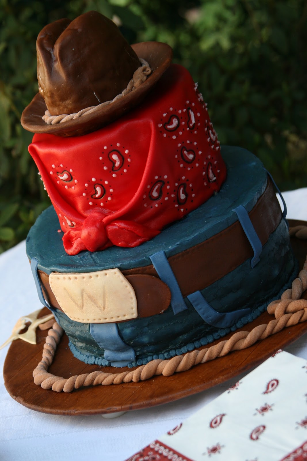 Cowboy Birthday Cake