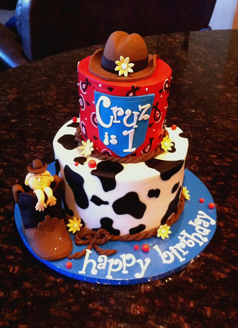 Cowboy Birthday Cake