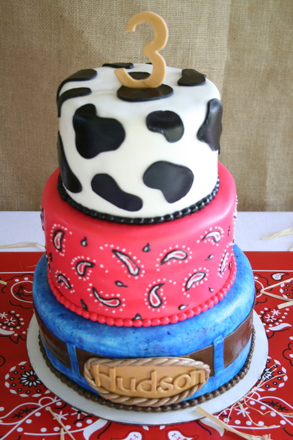 Cowboy Birthday Party Cake