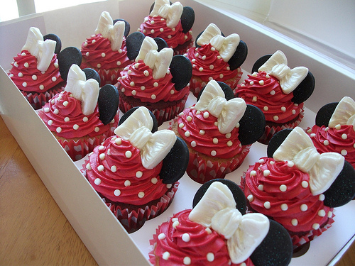 Cute Minnie Mouse Cupcakes