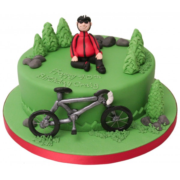 Cycling Birthday Cake