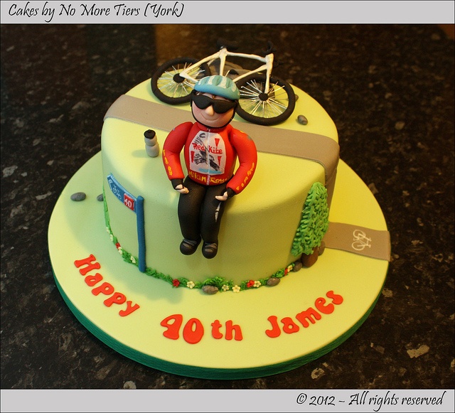 7 Photos of 40th Birthday Cakes For A Cyclist