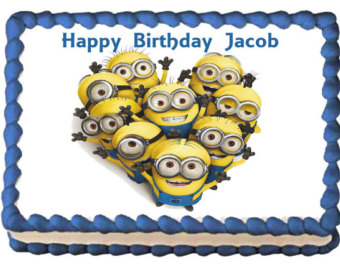 Despicable Me Minion Cake Toppers