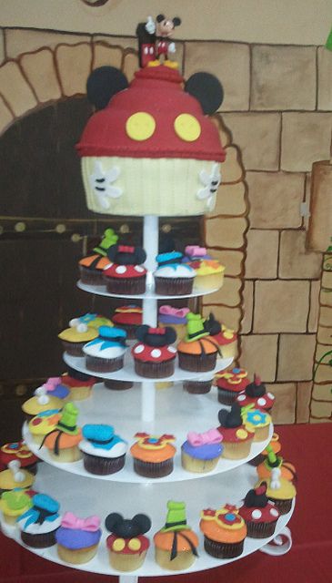 Disney Cupcake Tower