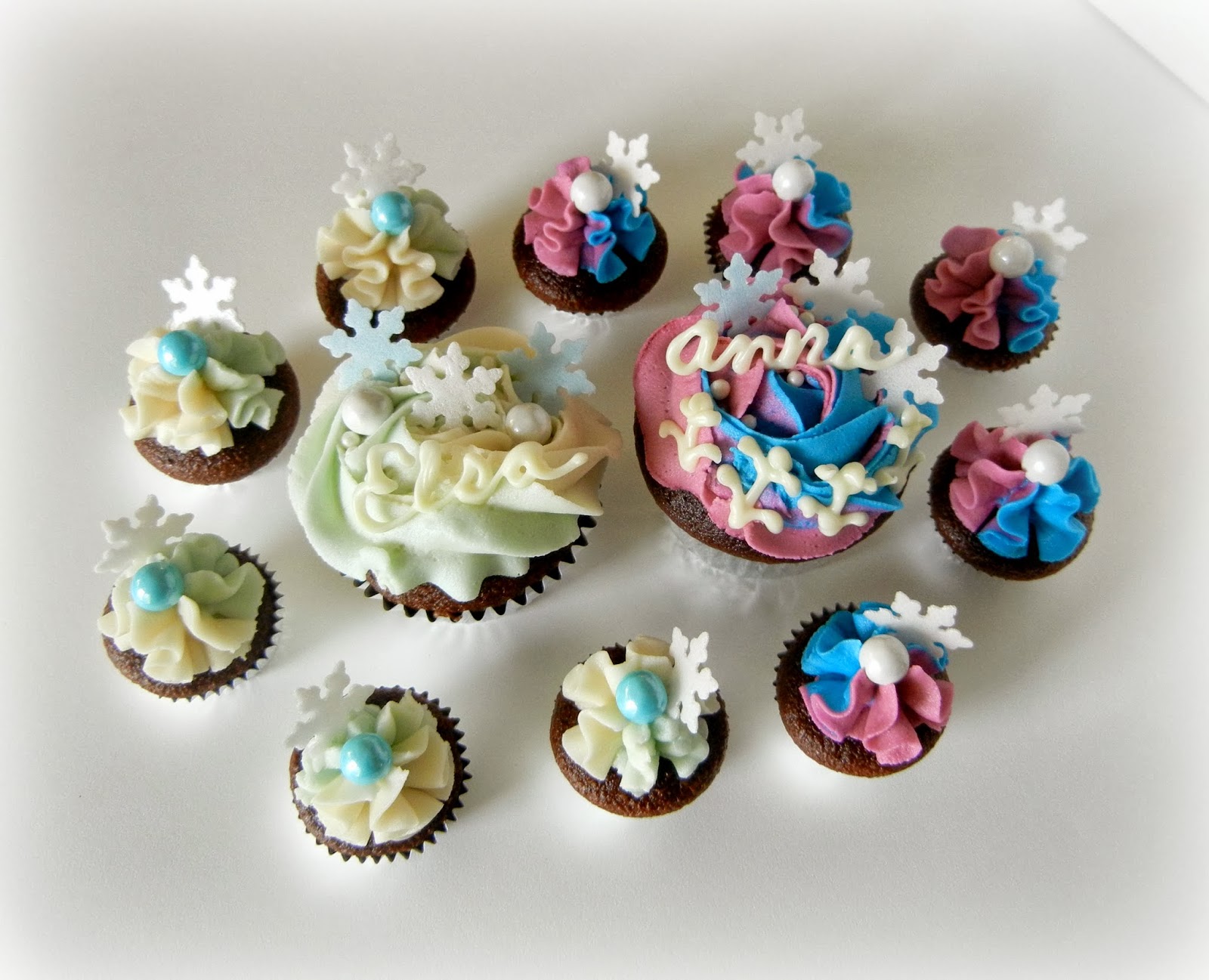 Disney Frozen Cupcakes