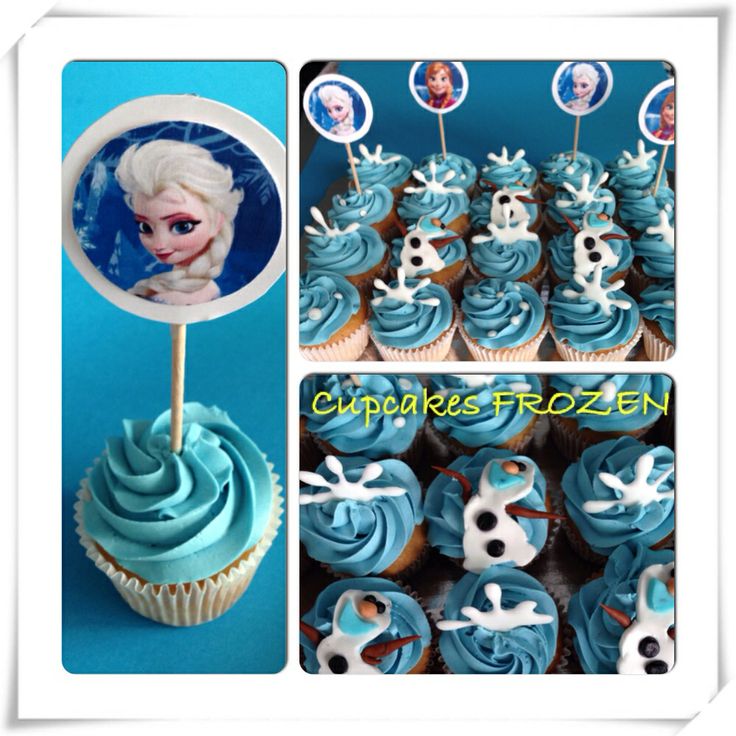 Disneys Frozen Inspired Cupcakes