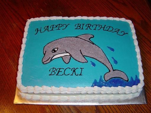 Dolphin Cake