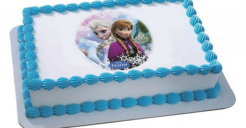 Frozen Birthday Cake