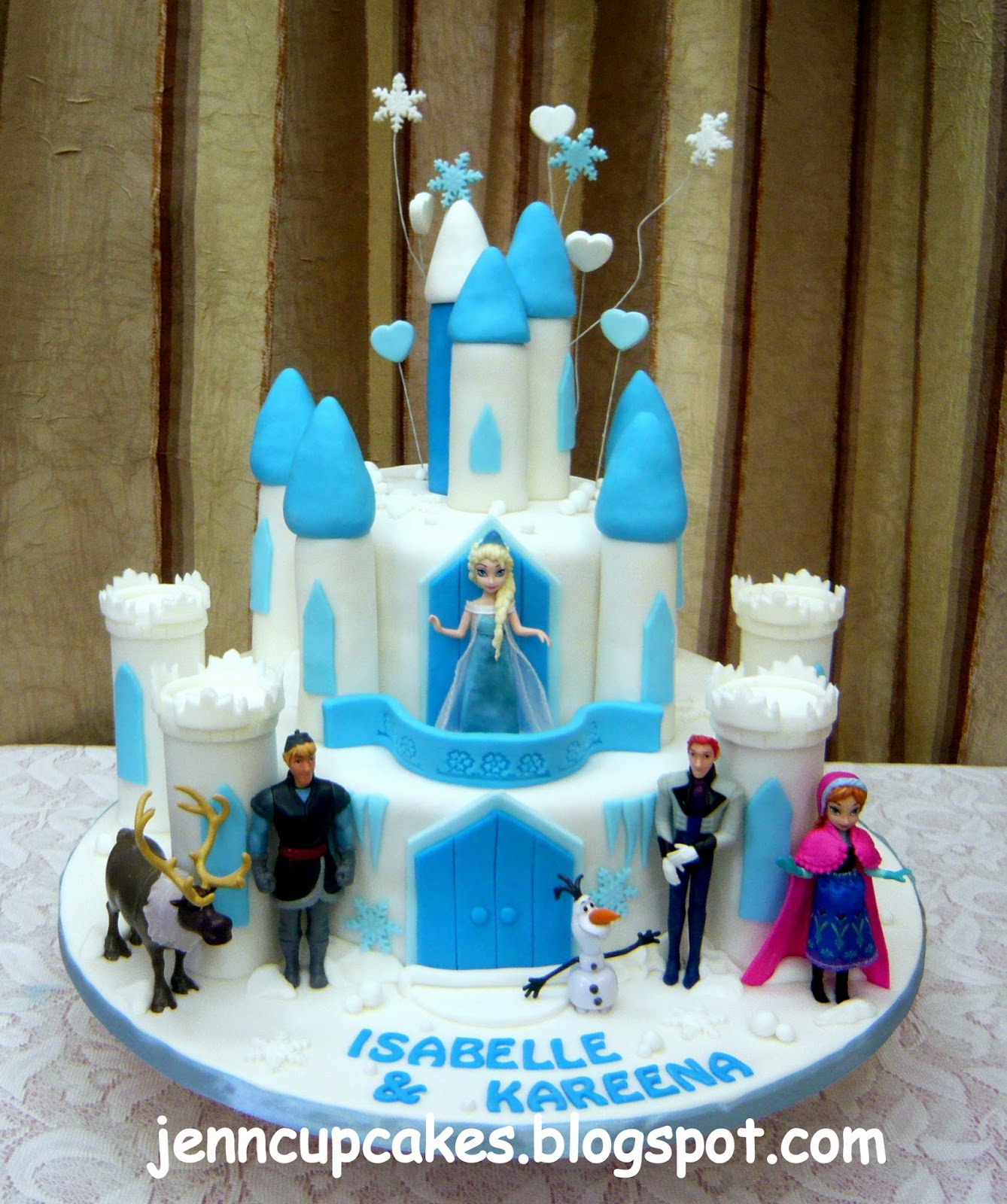 Frozen Disney Castle Cake