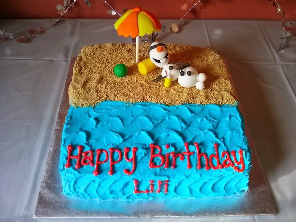 11 Photos of Olaf Summer Birthday Cakes