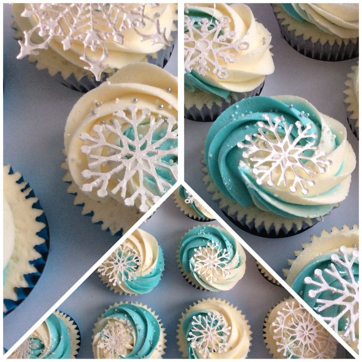 Frozen Theme Cupcakes