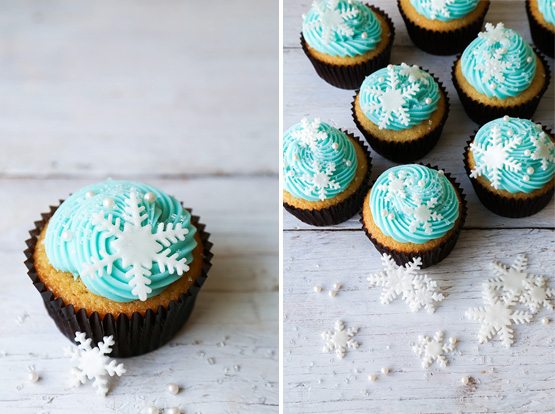 Frozen Themed Cupcakes