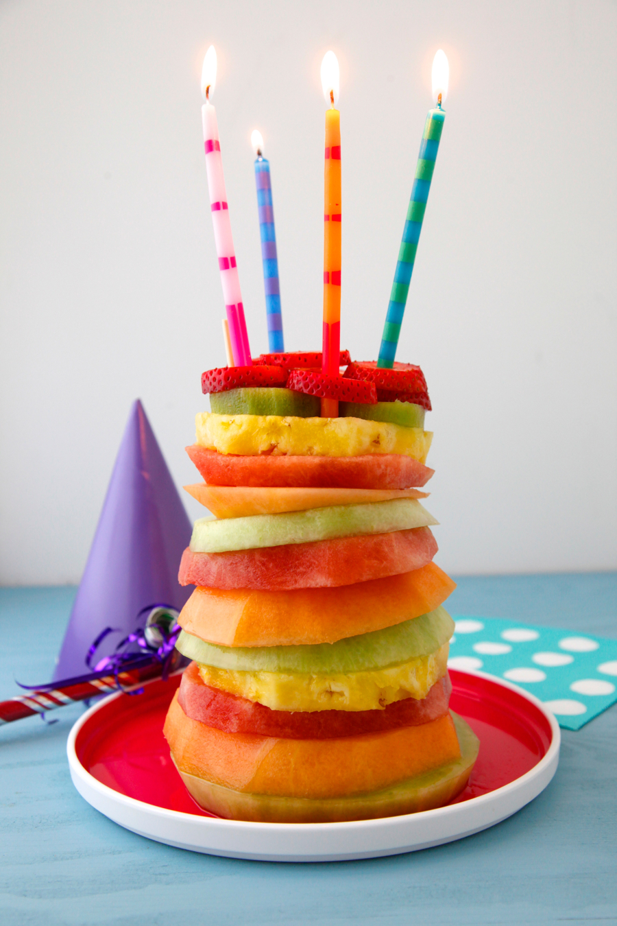 Fruit Birthday Cake