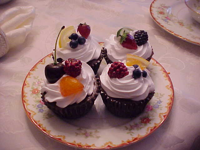 Fruit Cake Cupcakes