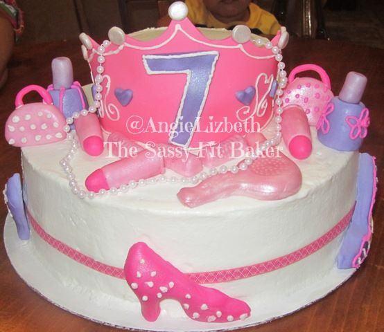 Girls 7th Birthday Cake