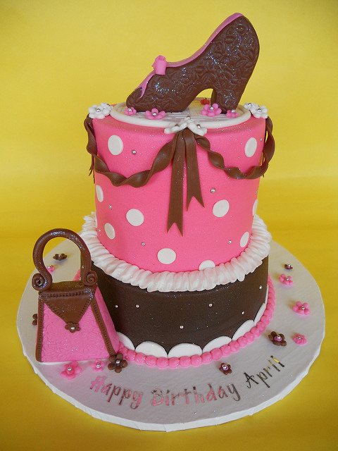 Glamour Girl Birthday Cake