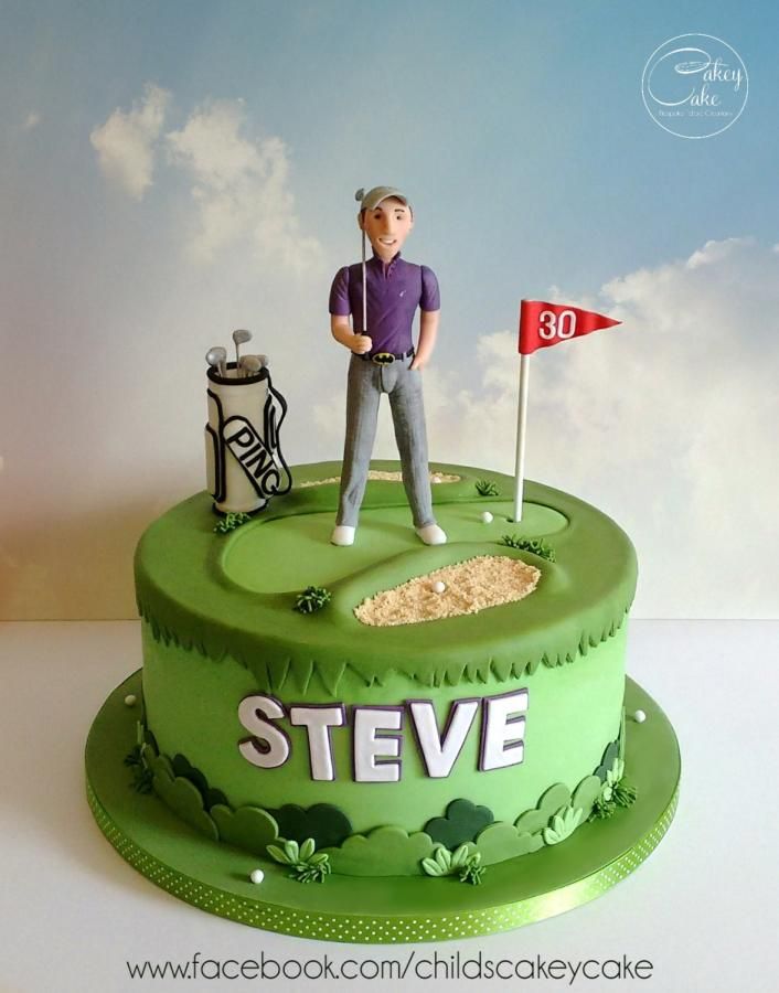 Golf Themed Cake