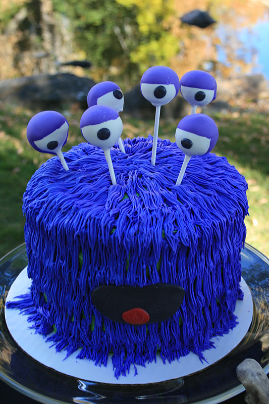 Halloween Monster Birthday Cake